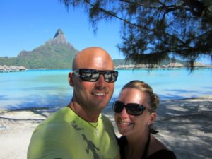 5 year wedding anniversary in Bora Bora